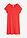 Vestido camisero de algodón orgánico puro - fresa - bonprix