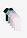 Camiseta de cuello redondo y manga corta (5 unidades) - Violeta claro + salvia ahumado + rosa cristal + negro + blanco - bonprix