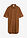 Vestido camisero de ante sintético - Caramelo - bonprix