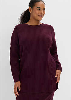 Jersey de mezcla de viscosa con botonera decorativa