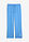 Pantalón de chándal de mezcla de algodón orgánico elástico - Azul provenzal-blanco - bonprix