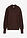 Jersey de punto fino con diseño ajour - Marrón oscuro - bonprix