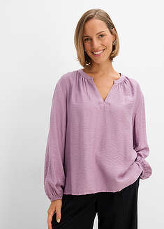 Blusa tipo túnica de mezcla de viscosa