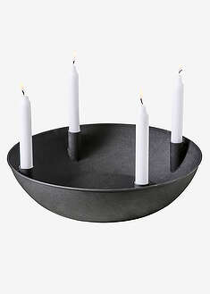 Portavelas en forma de cuenco con 4 soportes para velas